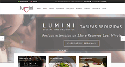 Desktop Screenshot of luminimotel.com.br