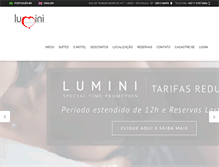 Tablet Screenshot of luminimotel.com.br